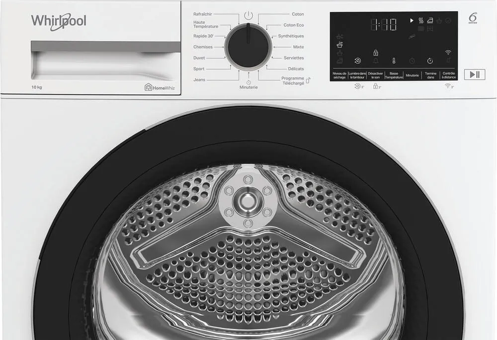 Whirlpool C WD 103M WBS FR kurutucu Solo Önden yüklemeli 10 kg Beyaz Thumbnail 4