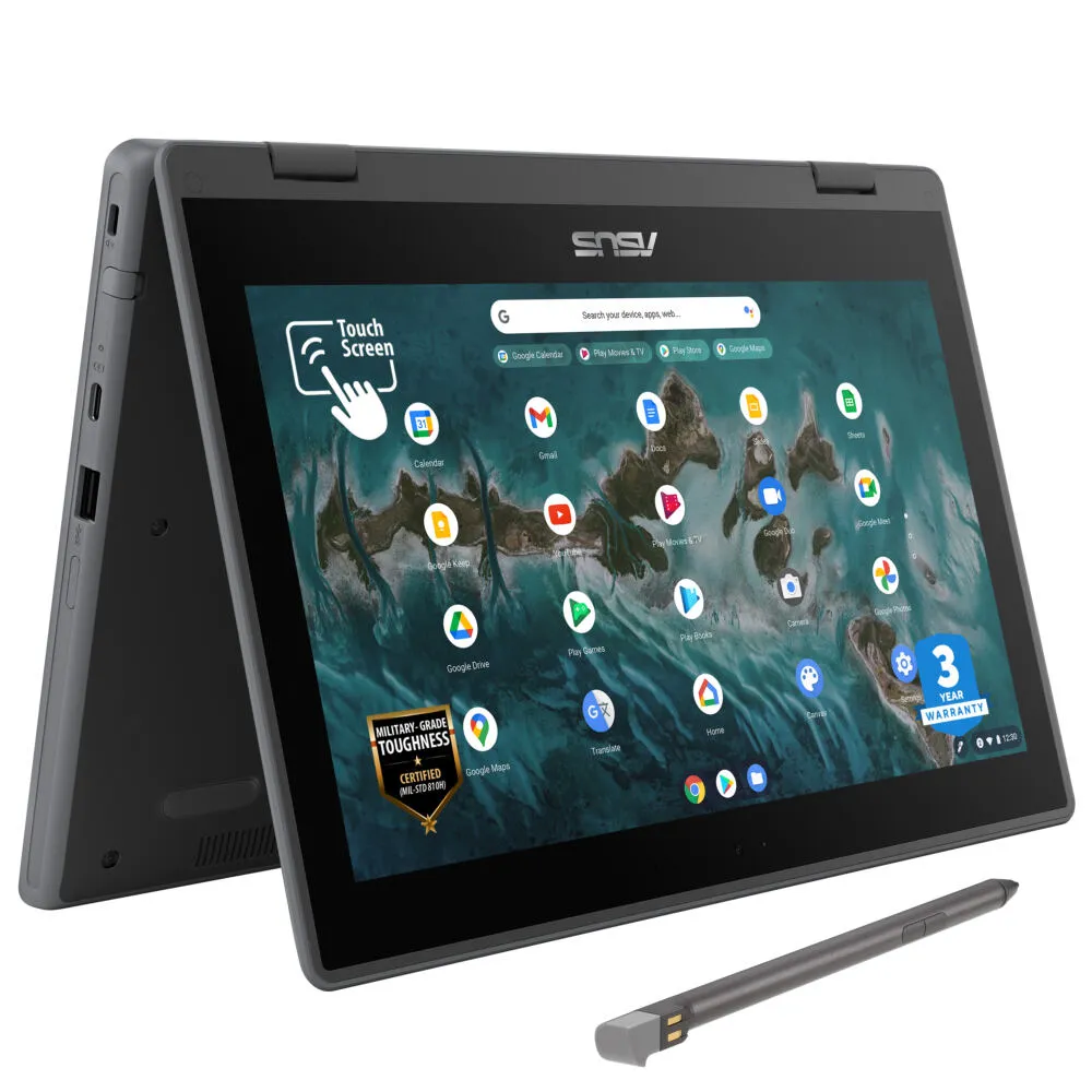 ASUS Chromebook CR1100FKA-BP0166-3Y 90NX03E1-M002T0 Thumbnail 7