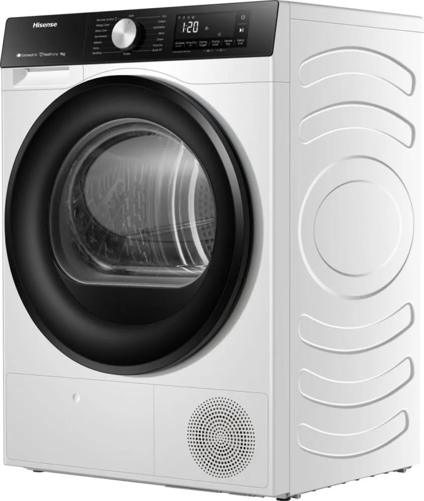 Hisense HDH3S93B 20014651 9 kg Isı Pompalı Kurutma Makinesi Thumbnail 5