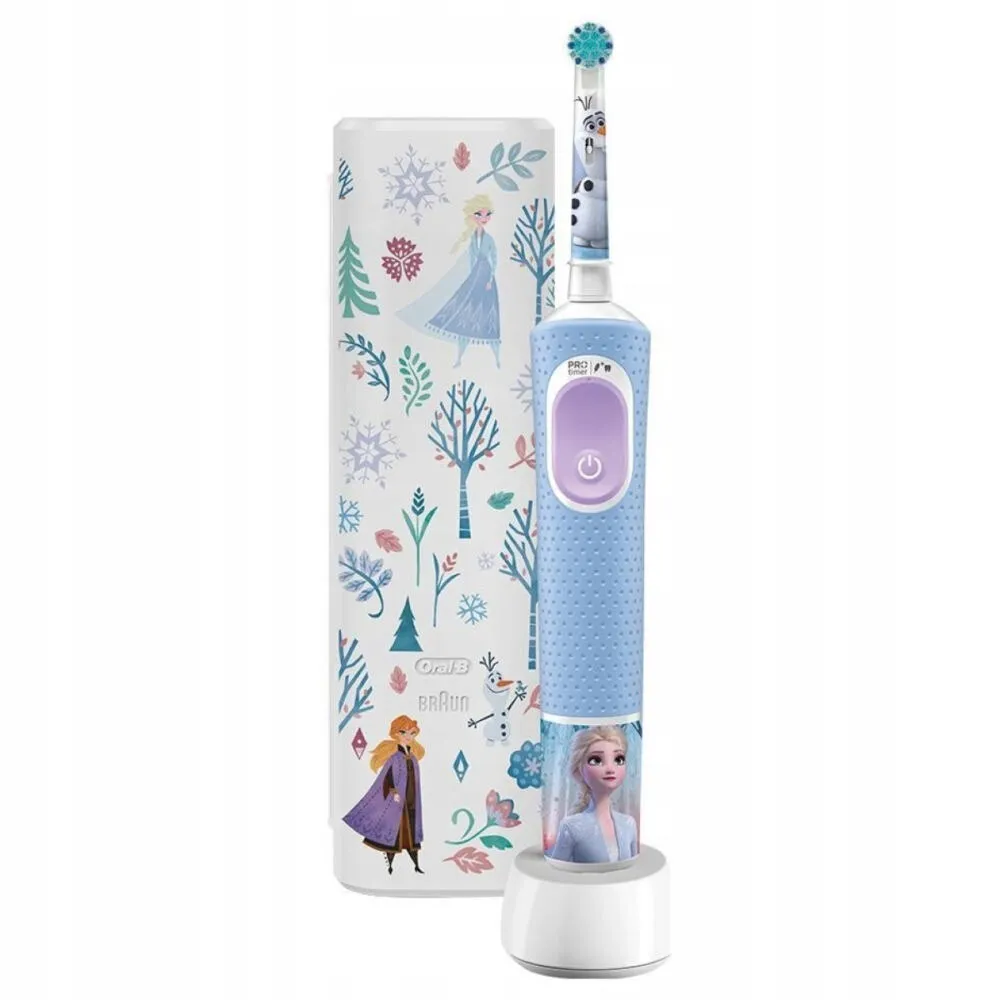 Oral-B Pro Kids Çocuk Döner-titreşimli diş fırçası Mavi, Beyaz Şarjlı Diş Fırçaları