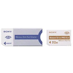 Sony Memory Stick Pro 512MB Duo for DSC-T1, U40S 0,5 GB Hafıza Kartı