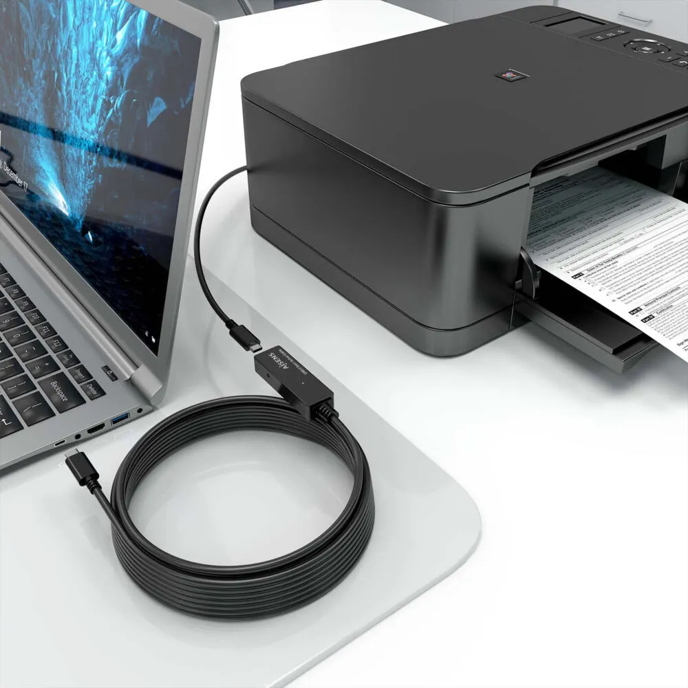 AISENS A107-0869 USB C to USB C (5 m) USB Kablosu Thumbnail 8