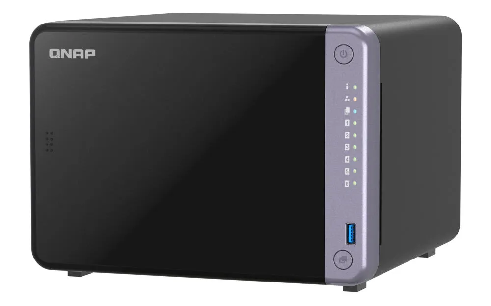 QNAP TS-632X-4G NAS Dikey (Tower) Alpine AL-524 4 GB DDR4 36 TB HDD QNAP QTS Siyah Thumbnail 4