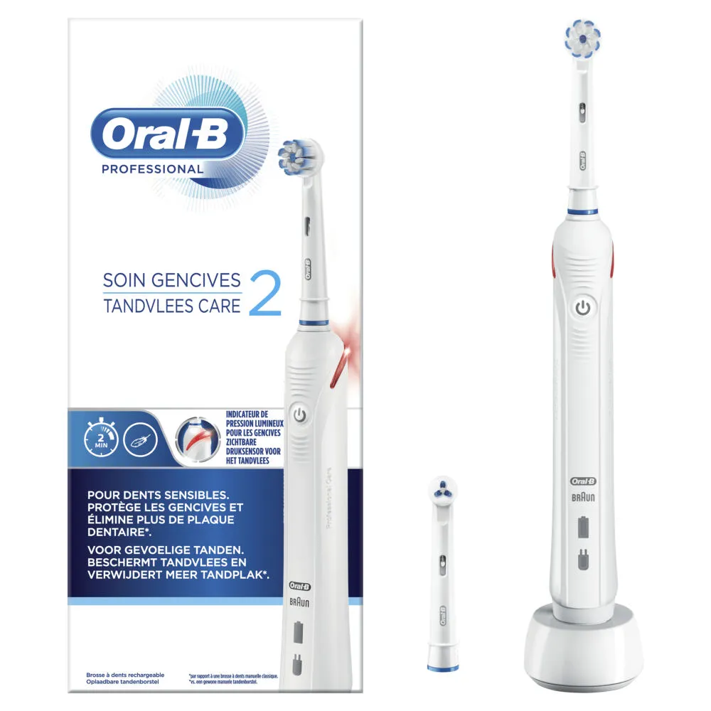 Oral-B Professional Care 80323728 elektrikli diş fırçası Yetişkin Döner-titreşimli diş fırçası Beyaz Şarjlı Diş Fırçaları