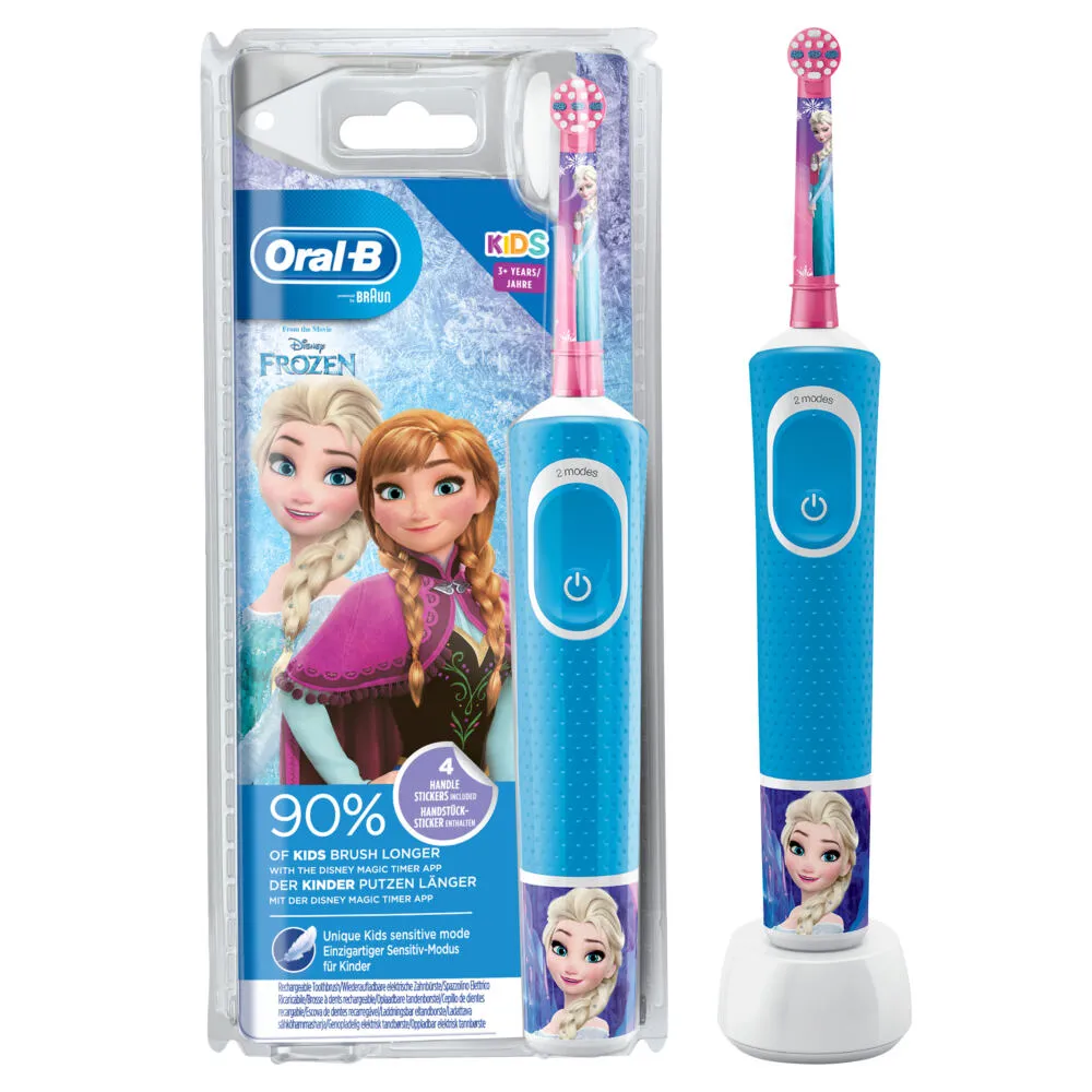 Oral-B 80324386 elektrikli diş fırçası Çocuk Mavi, Pembe Şarjlı Diş Fırçaları