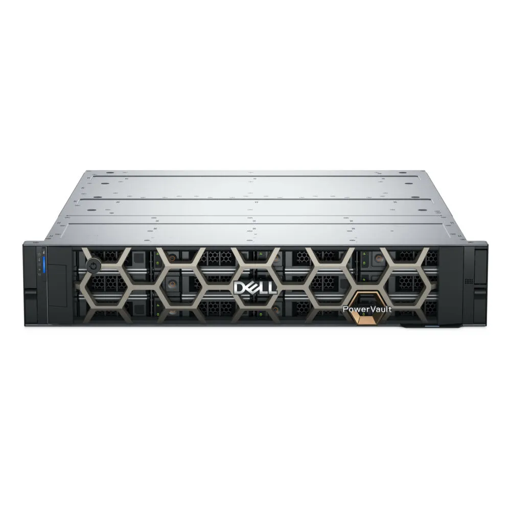 DELL PowerVault MD2412 Depolama sunucusu Yatay (2U) Intel® Xeon® 8 TB HDD Siyah Thumbnail 1