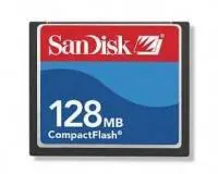 Canon SanDisk Compact Flash Card 128Mb 0,125 GB Hafıza Kartı