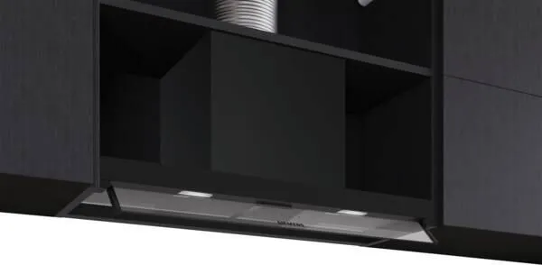 Siemens LJ85BCC60 ocak bacası Gömme Siyah 582 m³/Saat Davlumbaz ve Aspiratö