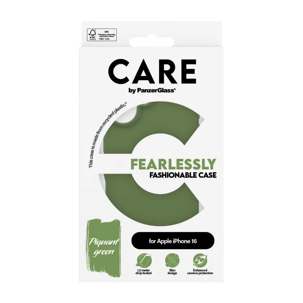 PanzerGlass CARE™ by PanzerGlass® Case Green iPhone 16 1405 Thumbnail 4