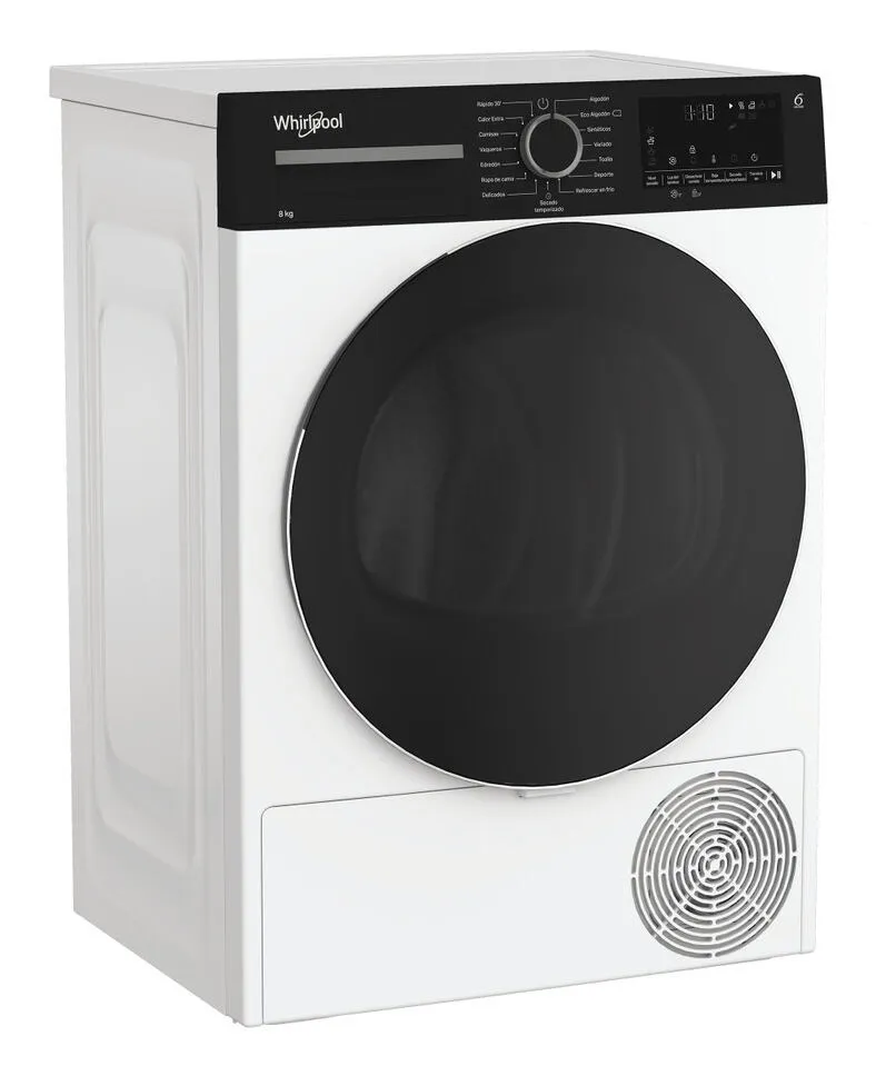 Whirlpool C WSD 83M WBS ES kurutucu Solo Önden yüklemeli 8 kg Beyaz Kurutma Makinesi