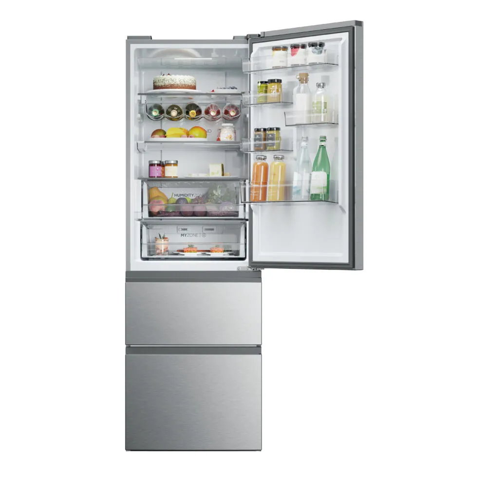 Haier 3D 60 Serie 5 HTW5618ENMG 34005729 360 Litre Buzdolabı Thumbnail 2