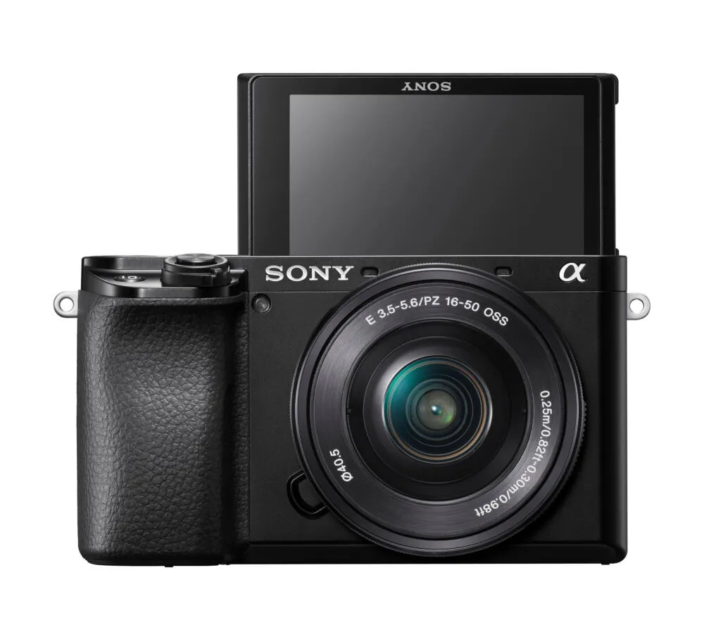 Sony α 6100 + 16-50mm MILC 24,2 MP CMOS 6000 x 40000 Piksel Siyah Digital Kame