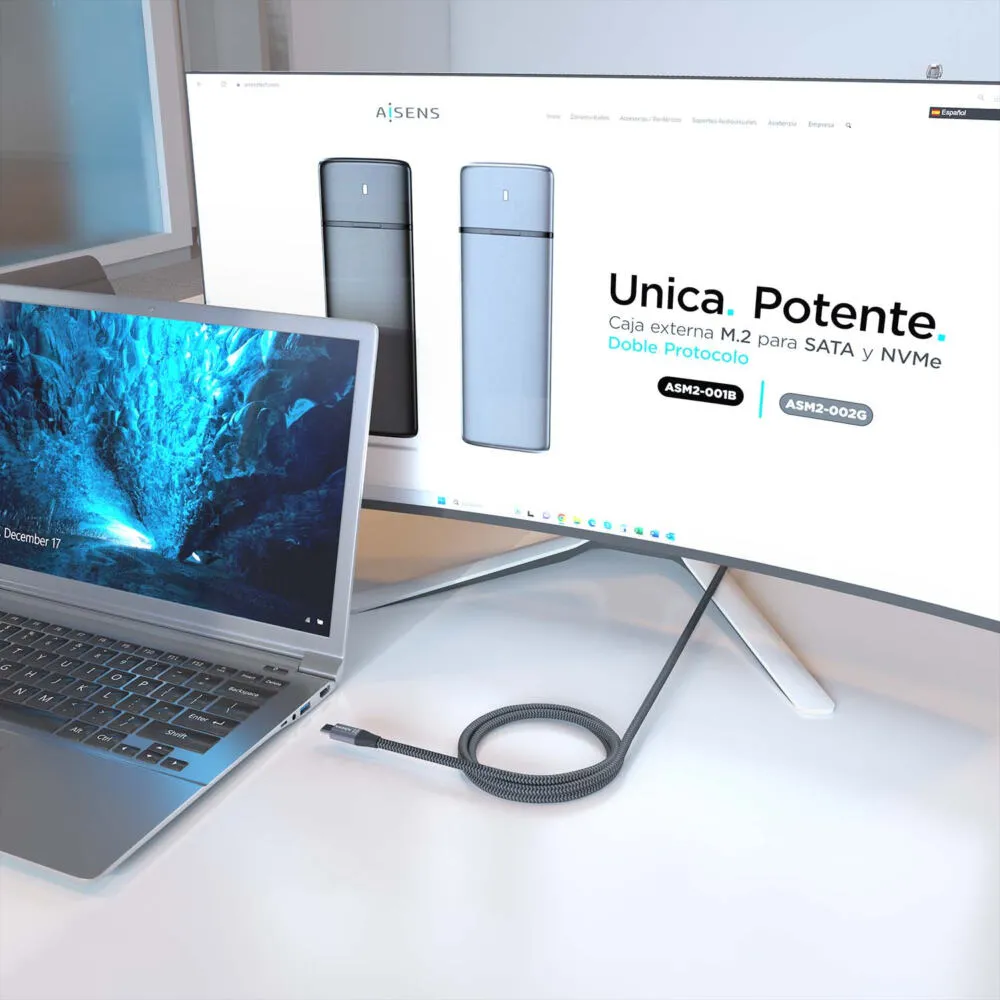 AISENS A107-0875 USB C to USB C (3 m) USB Kablosu Thumbnail 8
