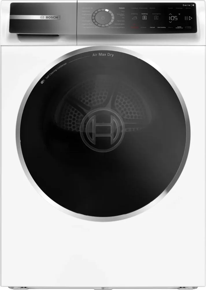 Bosch Serie 8 WRB247C5NL kurutucu Solo Önden yüklemeli 9 kg Beyaz Kurutma Makinesi