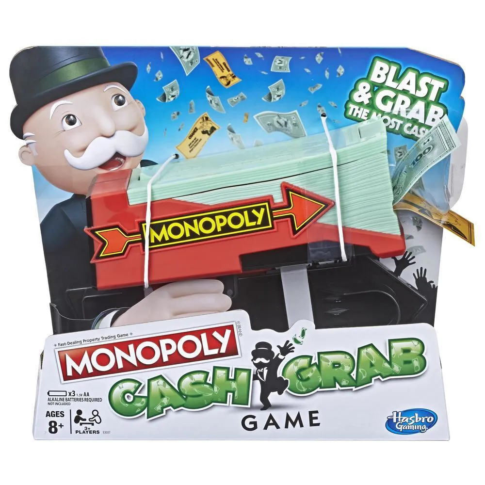 Hasbro Gaming Monopoly Cash Grab Game E3037100 Thumbnail 4