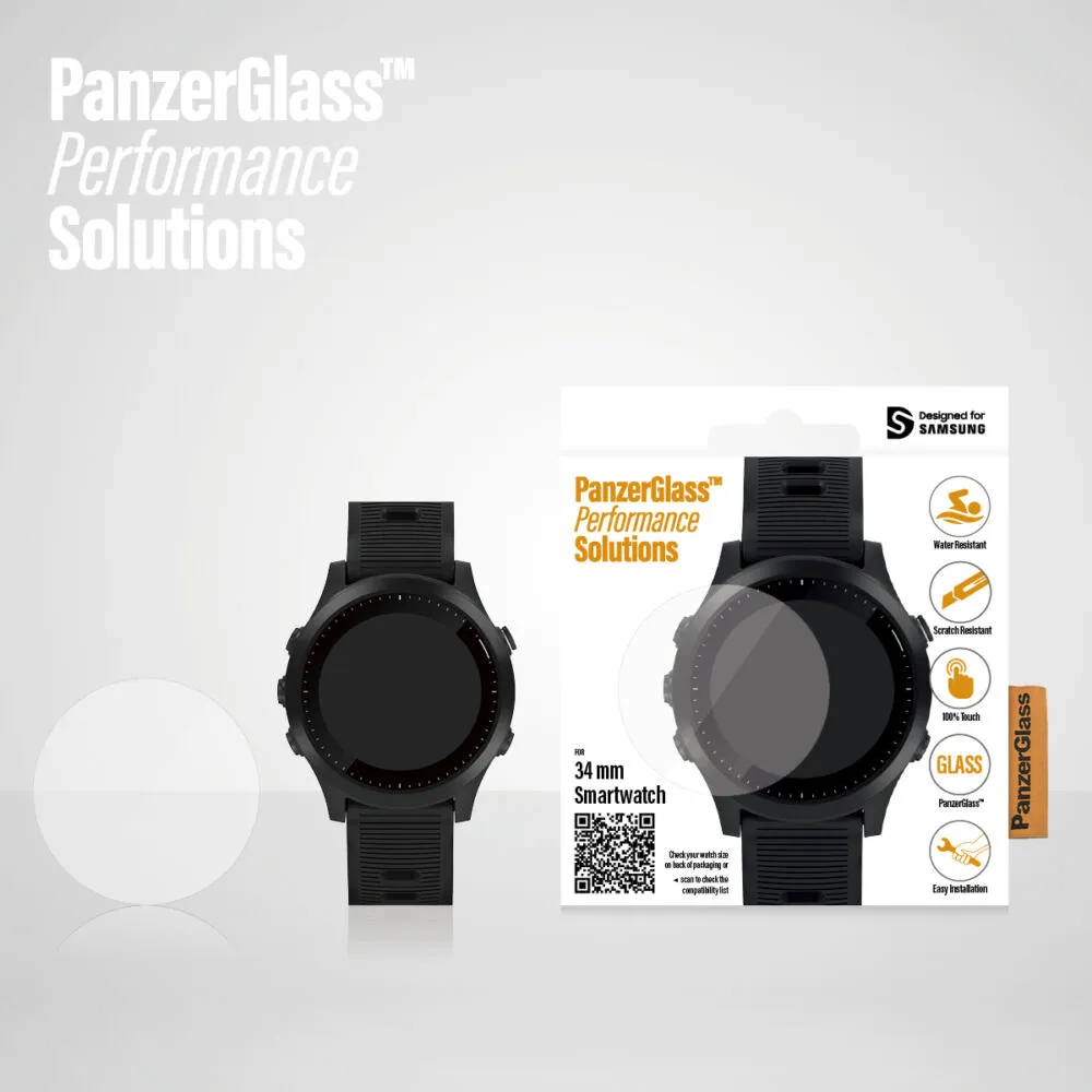 PanzerGlass® SmartWatch 34mm | Screen Protector Glass 3606 Thumbnail 2