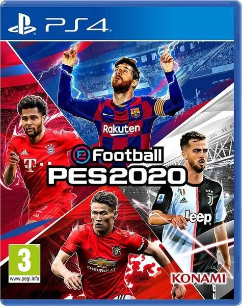 Sony eFootball PES 2020, PS4 standart İngilizce, İspanyol PlayStation 4 Oyun