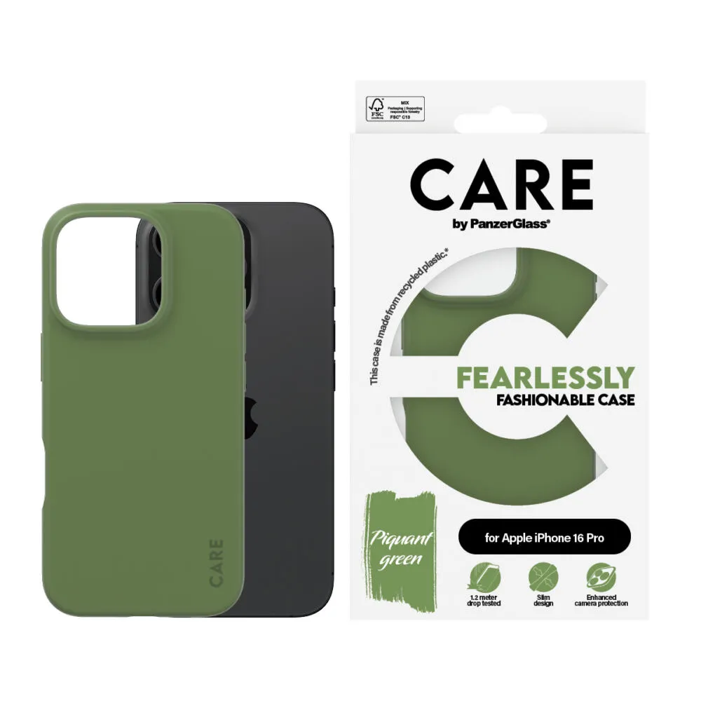 PanzerGlass CARE™ by PanzerGlass® Case Green iPhone 16 Pro 1406 Thumbnail 1