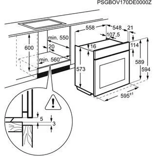 Electrolux EOC6P71X 72 Litre 949 494 740 Ankastre Fırın Thumbnail 11