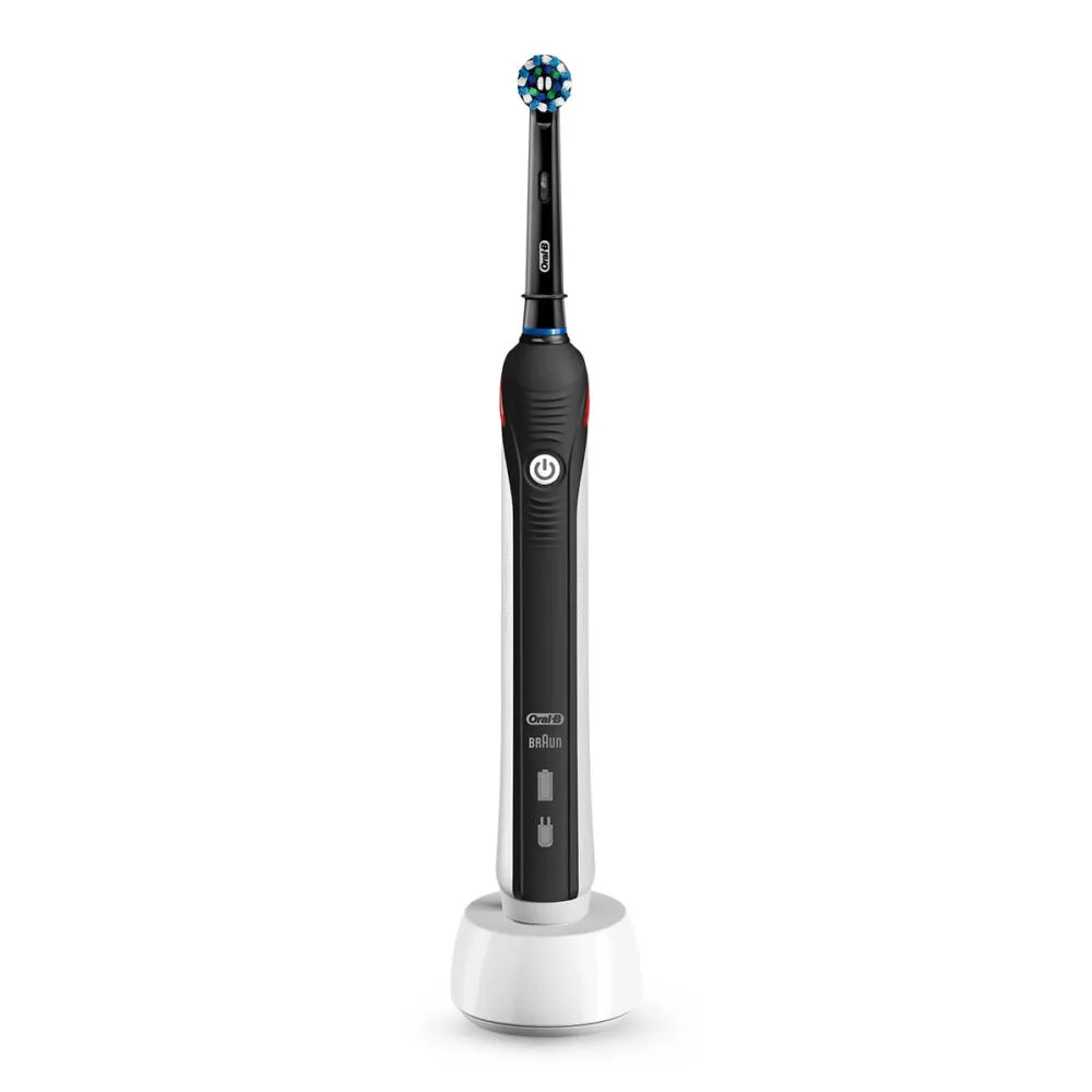 Oral-B Pro 2 2000 Black Edition Döner diş fırçası Siyah, Beyaz Şarjlı Diş Fırçaları