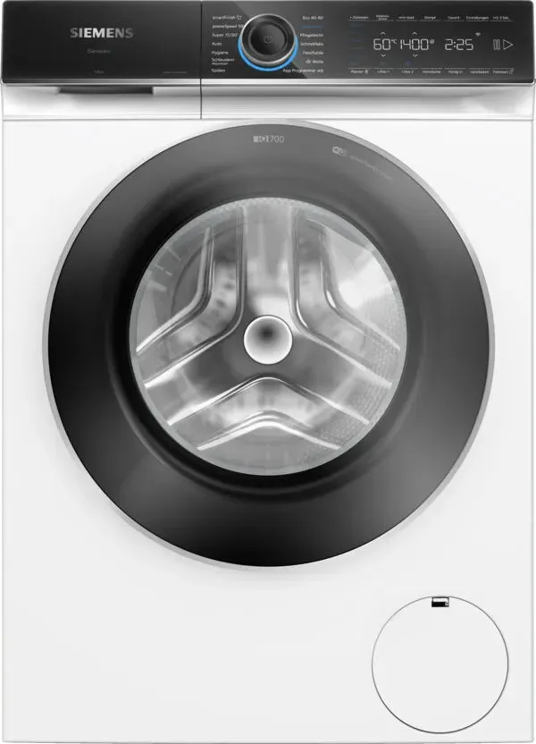 Siemens iQ700 WG44B2AW0 çamaşır makinesi Önden yüklemeli 9 kg 1400 RPM Beyaz Çamaşır Makineleri