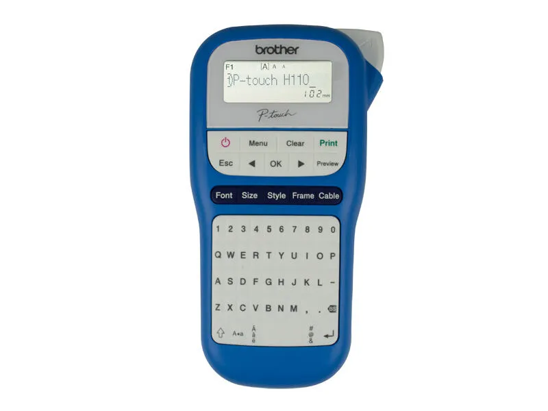 Brother PTH110BW etiket yazıcı Termal transfer TZe Barkod Yazıcı