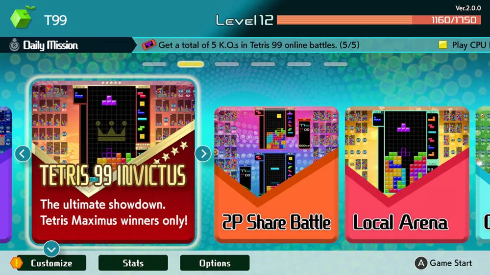 Nintendo Tetris 99 - 12 mois Nintendo Switch Online 45496425630 Thumbnail 4