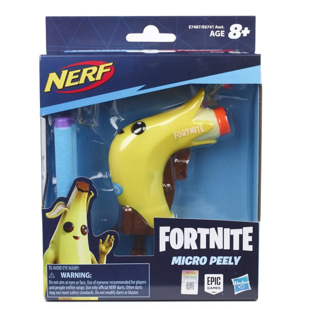 Nerf MicroShots Fortnite Micro Peely E7487ES0 Thumbnail 1