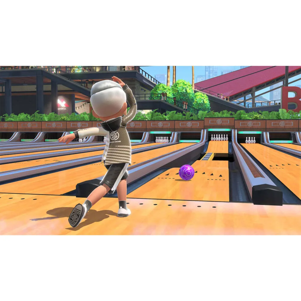 Nintendo Switch Sports standart Almanca, Flemenkçe, İngilizce, Fransızca, İtalyan, Japonca, Korece, Portekizce, Rusça Nintendo Switch 2 Thumbnail 1