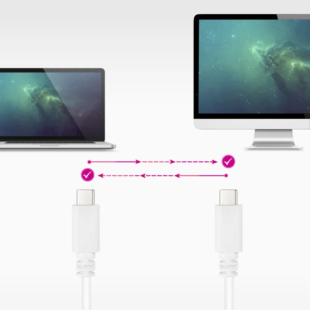 Nanocable 10.01.2301-W USB C to USB C (1 m) Thumbnail 8