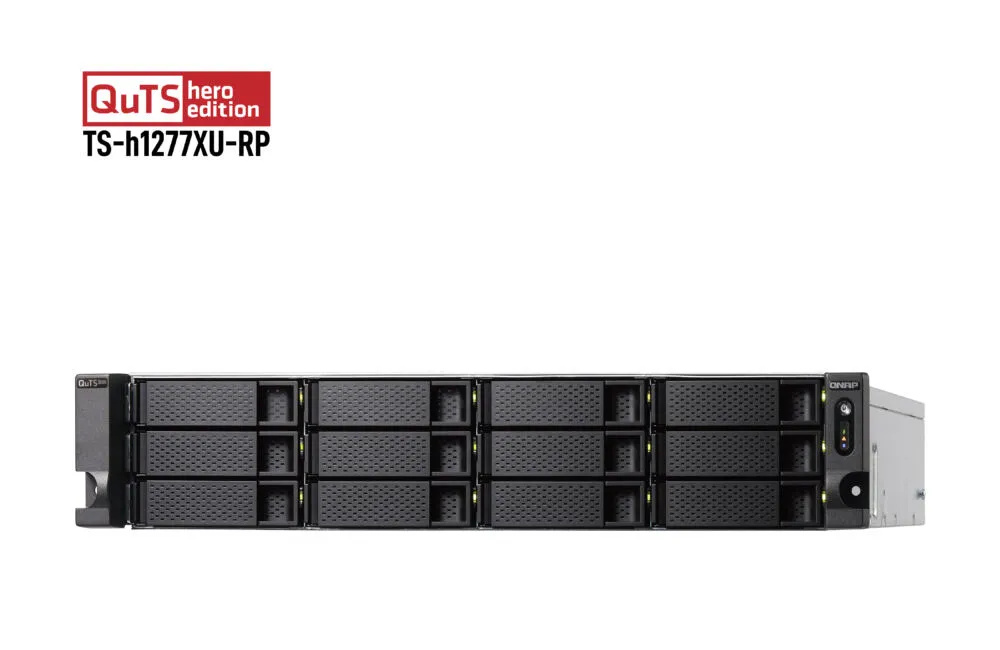 QNAP TS-H1277XU-RP-3700X-32G/72TB-TEE NAS Depolama Sunucuları Thumbnail 2