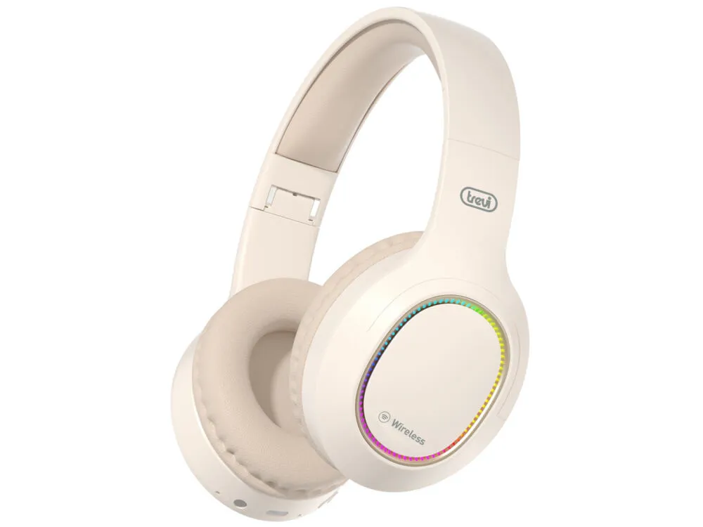 Trevi DJ 12E60 BT Kulaklık Kablolu & Kablosuz Saç bandı Aramalar/Müzik USB C Tipi Bluetooth Krem