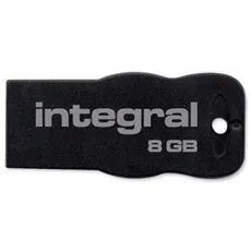Integral 8GBLTBK USB flash sürücü 8 GB A tipi USB 2.0 Siyah USB Bellek