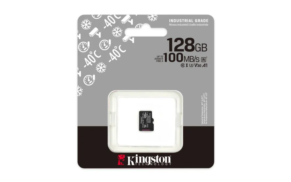Kingston Industrial 128 GB MicroSD UHS-I Sınıf 10 RAM Bellek Thumbnail 2