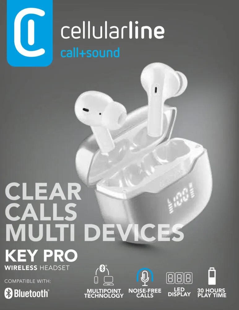 Cellularline 8018080491870 BTKEYPROTWSW Bluetooth Kulaklık Thumbnail 2