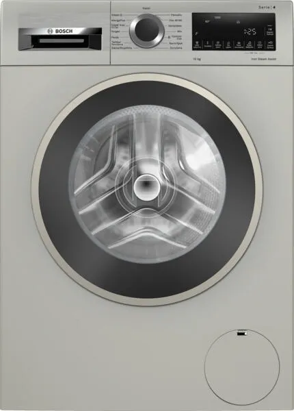 Bosch Serie 4 WGA252ZXTR çamaşır makinesi Önden yüklemeli 10 kg 1200 RPM Gümüş Çamaşır Makineleri