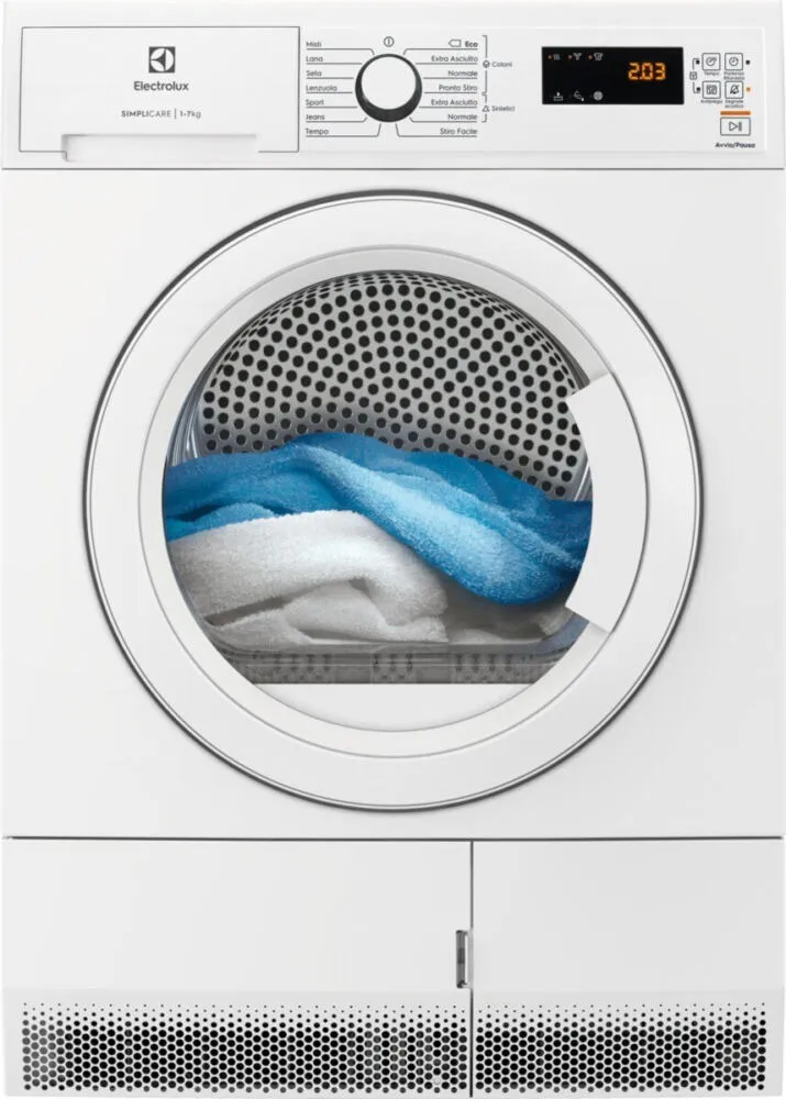 Electrolux EDH4274TOW kurutucu Solo Önden yüklemeli 7 kg Beyaz Kurutma Makinesi