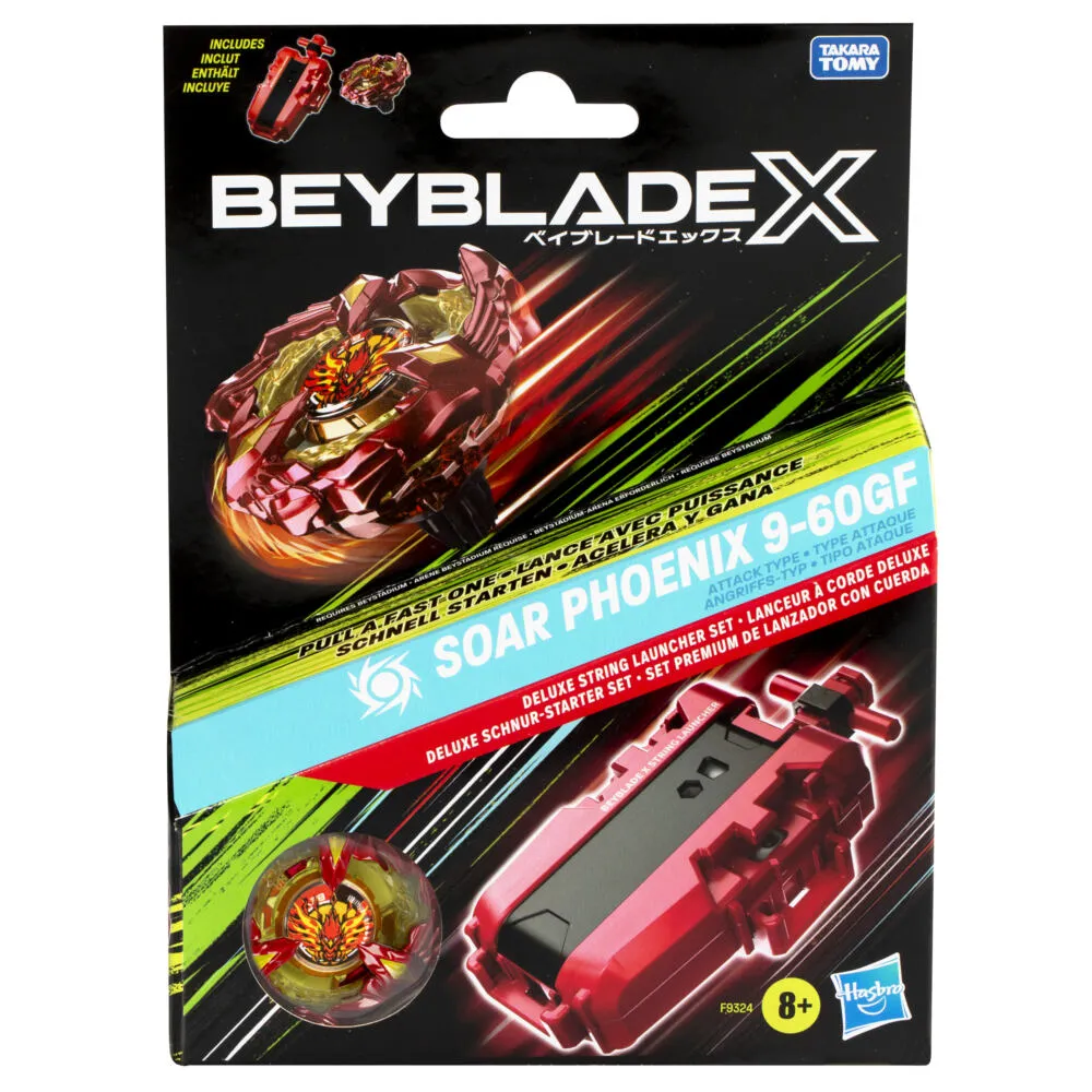 Beyblade X Soar Phoenix Deluxe Topaç Fırlatıcı Seti Aktif ve Beceri Oyuncakları