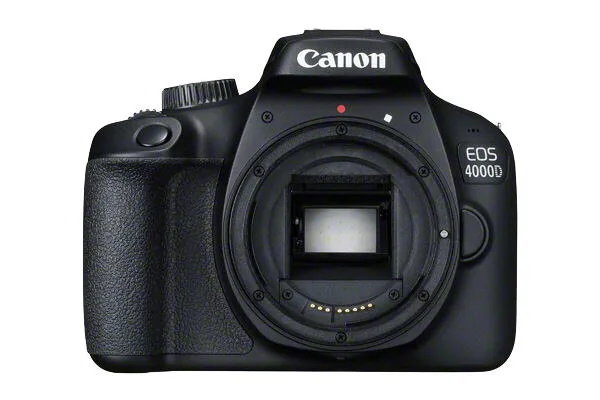 Canon EOS 4000D + EF-S18-55 F/3.5-5.6 III SLR Fotoğraf Makinesi Kiti 18 MP Siyah Digital Kame