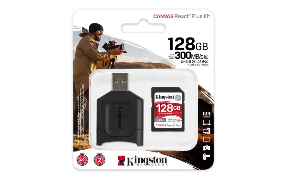 Kingston Technology Canvas React Plus 128 GB MLPR2/128GB Thumbnail 3