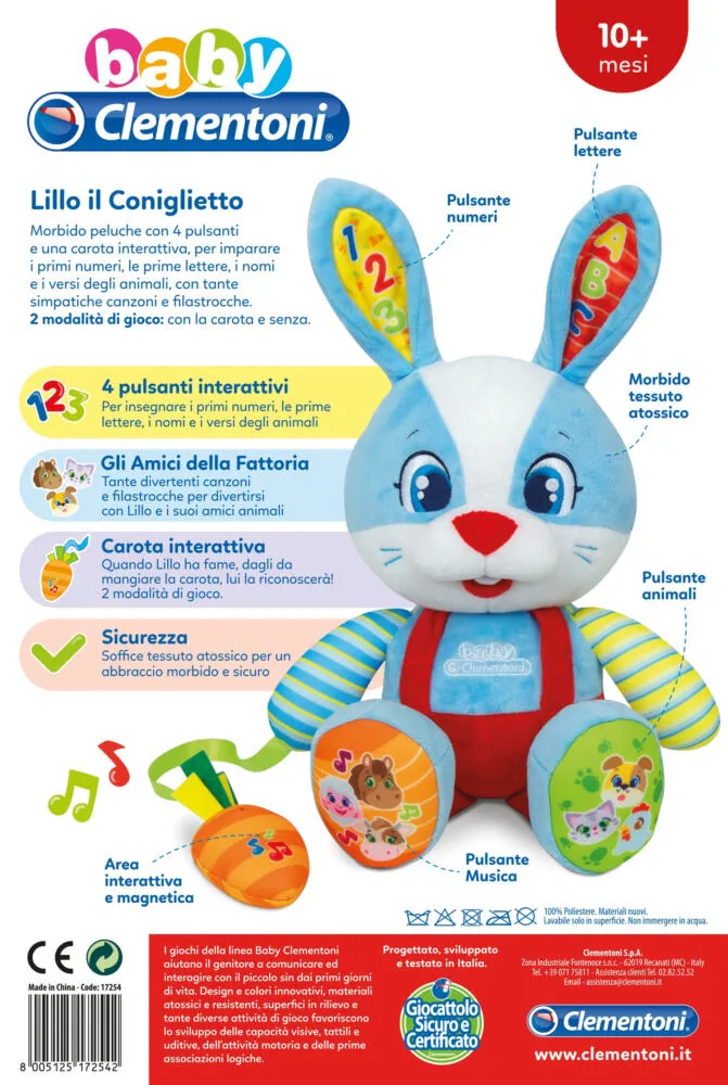 Clementoni Lillo the Bunny 17254 Thumbnail 4