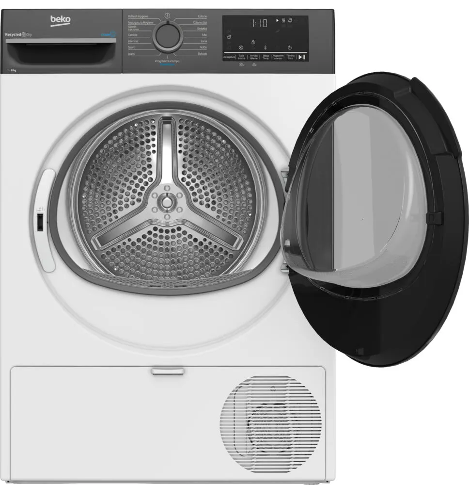 Beko BMEUT481SAI_IT 7188242760 8 kg Isı Pompalı Kurutma Makinesi Thumbnail 4