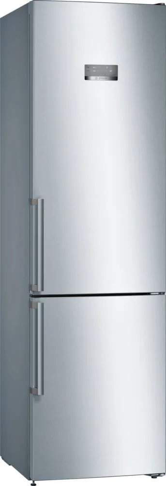 Bosch Serie 4 KGN39MLEP donduruculu buz dolabı Solo 368 l Paslanmaz çelik Buzdolabı