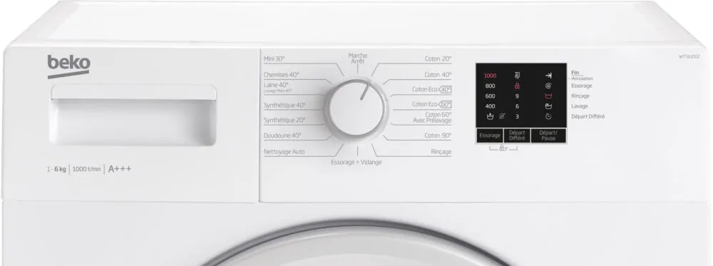 Beko WTS61002 6 kg 1000 Devir Çamaşır Makinesi Çamaşır Makineleri Thumbnail 13
