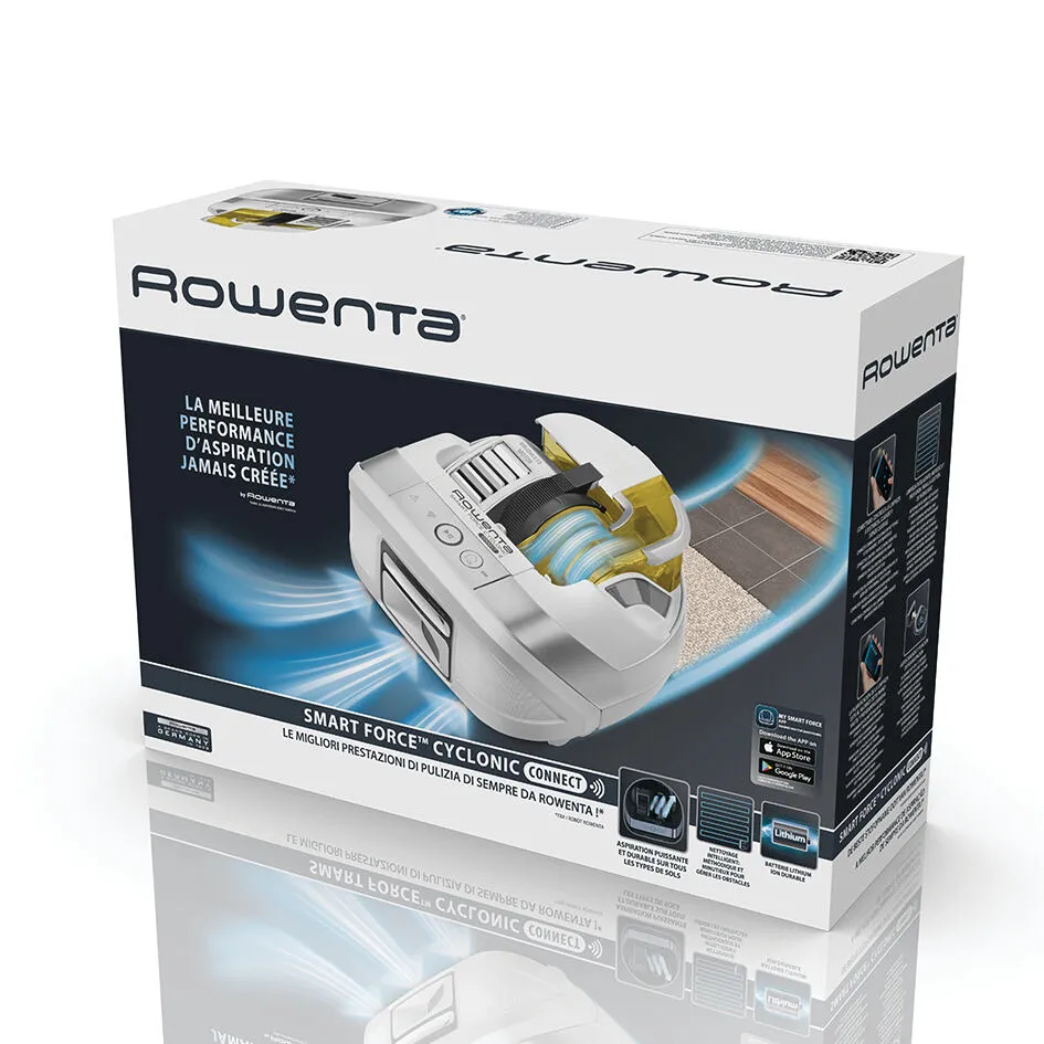 Rowenta Smart Force Cyclonic RR802 Gümüş, Beyaz, Sarı Thumbnail 1