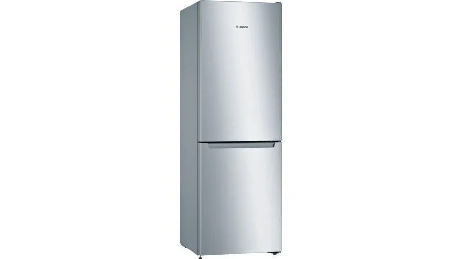 Bosch Serie 2 KGN33NLEA donduruculu buz dolabı Solo 282 l Paslanmaz çelik Buzdolabı