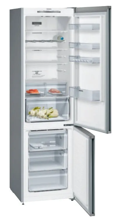 Siemens iQ300 KG39NVIDA donduruculu buz dolabı Solo 368 l Paslanmaz çelik Buzdolabı
