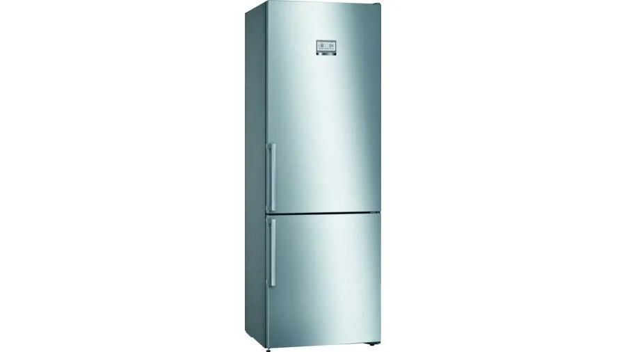 Bosch Serie 6 KGN49AIEP donduruculu buz dolabı Solo 438 l Paslanmaz çelik Buzdolabı