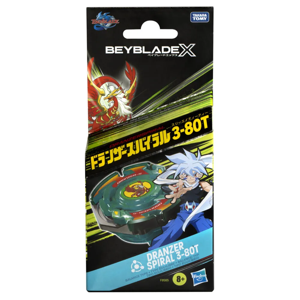 Beyblade X Dranzer Spiral 3-80T Anniversary X-Over Seti Aktif ve Beceri Oyuncakları