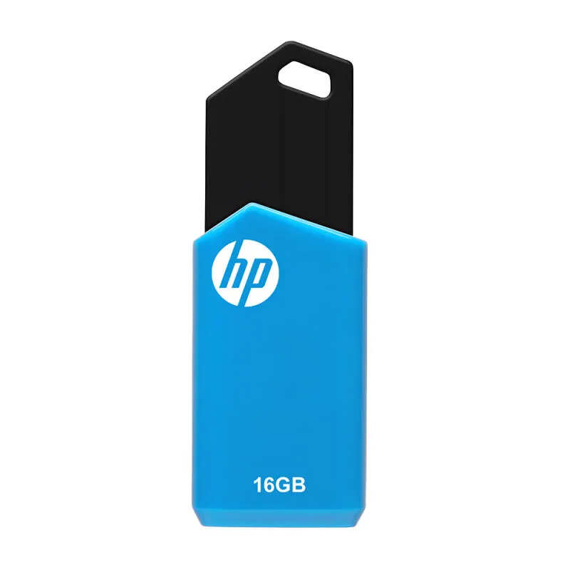 HP HPFD150W-16P USB flash sürücü 16 GB A tipi USB 2.0 Siyah, Mavi USB Bellek